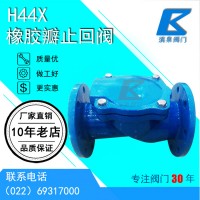 【厂家批发】天津市滨泉 H44C(SFCV)硫化橡胶瓣逆止阀 给水排水系列产品
