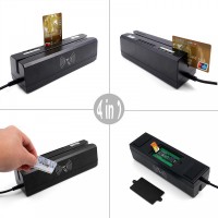 ZCS80四合一多用途银行卡磁条专用型写磁机全三轨读写卡器