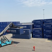 郑州市国际海运机器设备新项目运输船出入口运送
