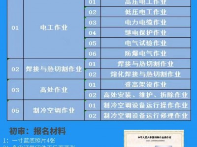 深圳低压电工操作证报名考试需要什