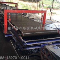 氧化铜钽铌毛毯选矿机 稀土矿毛毯回收机 摇动式毛毯输送机