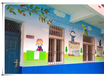 广西港冠彩绘公司提供广西幼儿园彩