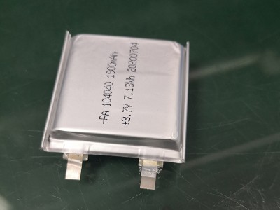 104040方形聚合物电池1900mAh软包锂
