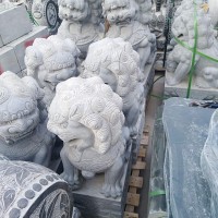 西安石雕狮子厂家批发销售价格 泊辰石业石雕狮子加工制作
