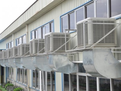 夏季厂家安装湿帘冷风机 环保水冷空