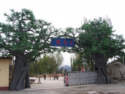 牡丹江宁安生态园假树