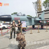 河南国防教育实训装甲车模型设备 户外大型军事展飞机模型出售