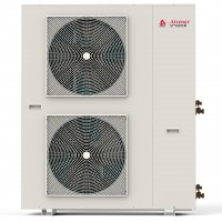 灵武市100平米农村煤改电变频空气能热泵供暖机组