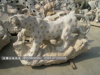 石雕动物雕塑 花岗岩动物摆件 各式