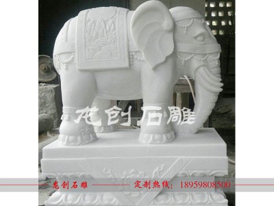 招财石雕大象石材分类 石雕大象雕刻