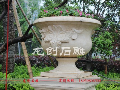 欧式石雕花盆生产 欧式石雕花盆公司
