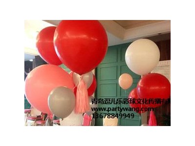 青岛氦气气球爆破气球