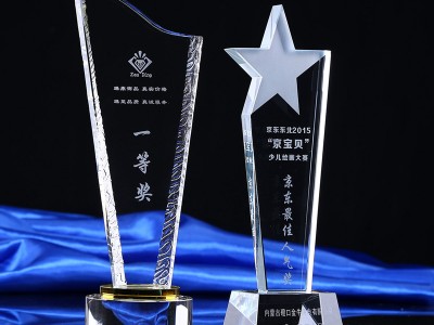 安康市水晶批发厂家，单位年度颁奖